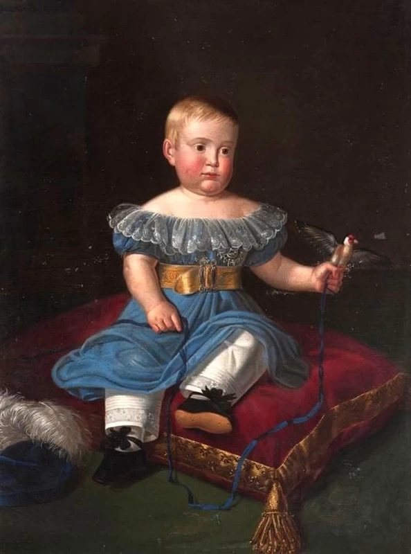 Ritratto del principe Luigi, Borbone delle Due Sicilie, conte dell'Aquila da bambino
